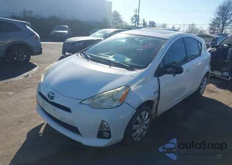 2013 Toyota Prius C Four from USA, damaged, VIN JTDKDTB30D1047003
